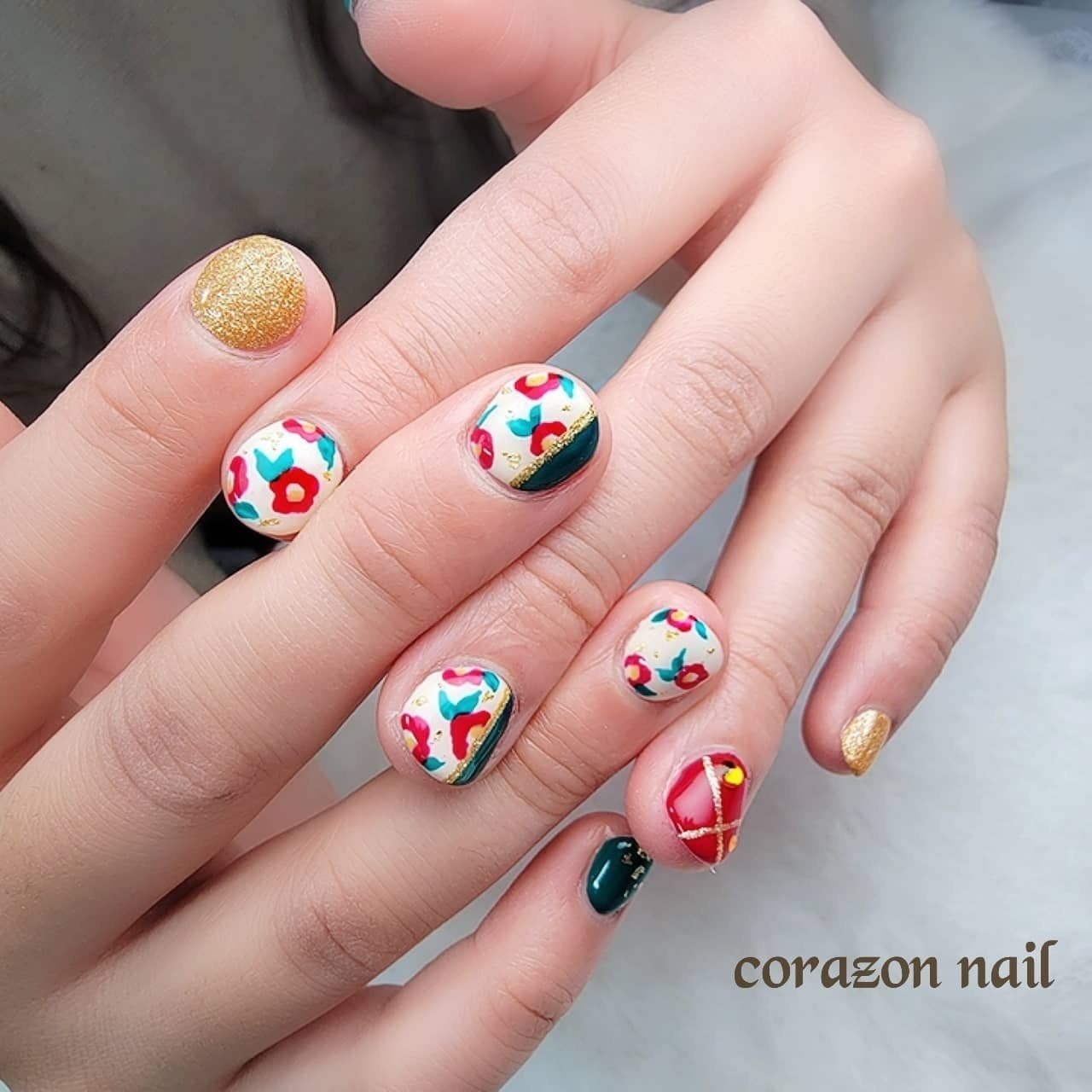 春 冬 成人式 入学式 ラメ 武蔵浦和 Corazon Nailのネイルデザイン No ネイルブック