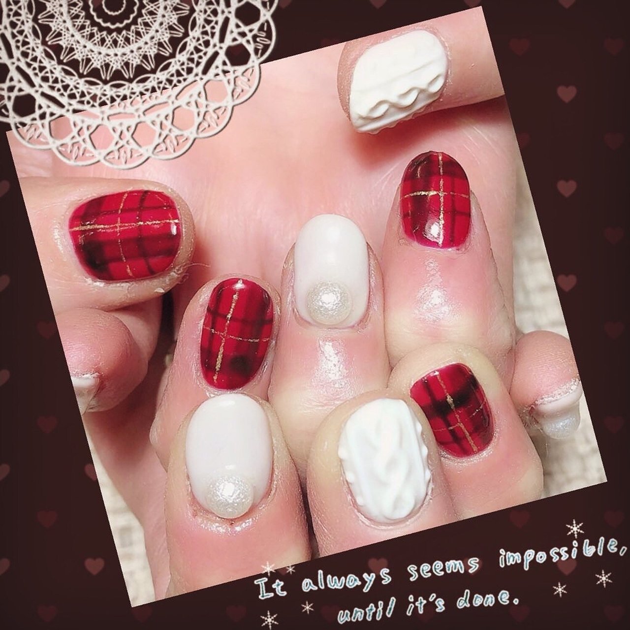 冬 パーティー デート 女子会 ハンド Mioumodeのネイルデザイン No ネイルブック