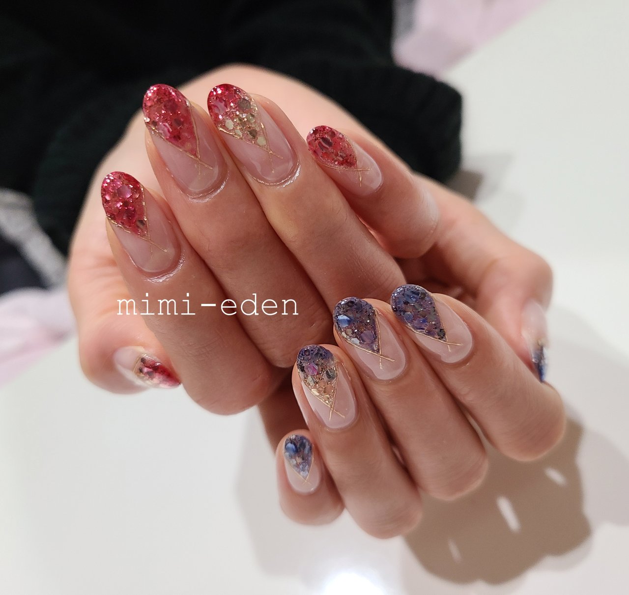 オールシーズン リゾート パーティー デート ハンド Nail Mimiedenのネイルデザイン No ネイルブック