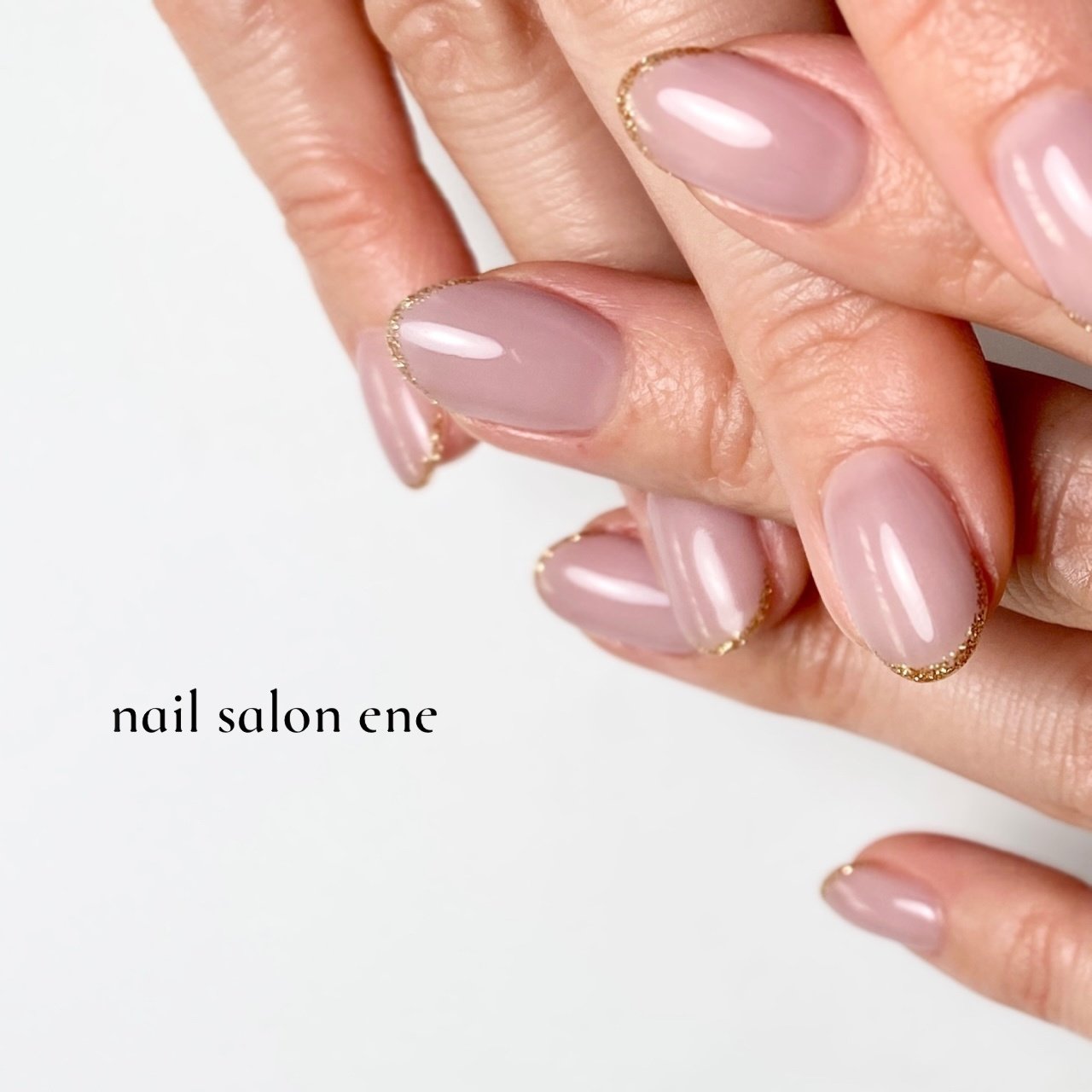 冬 オールシーズン シンプル ラメ ワンカラー Nail Salon Ene エネ のネイルデザイン No ネイルブック