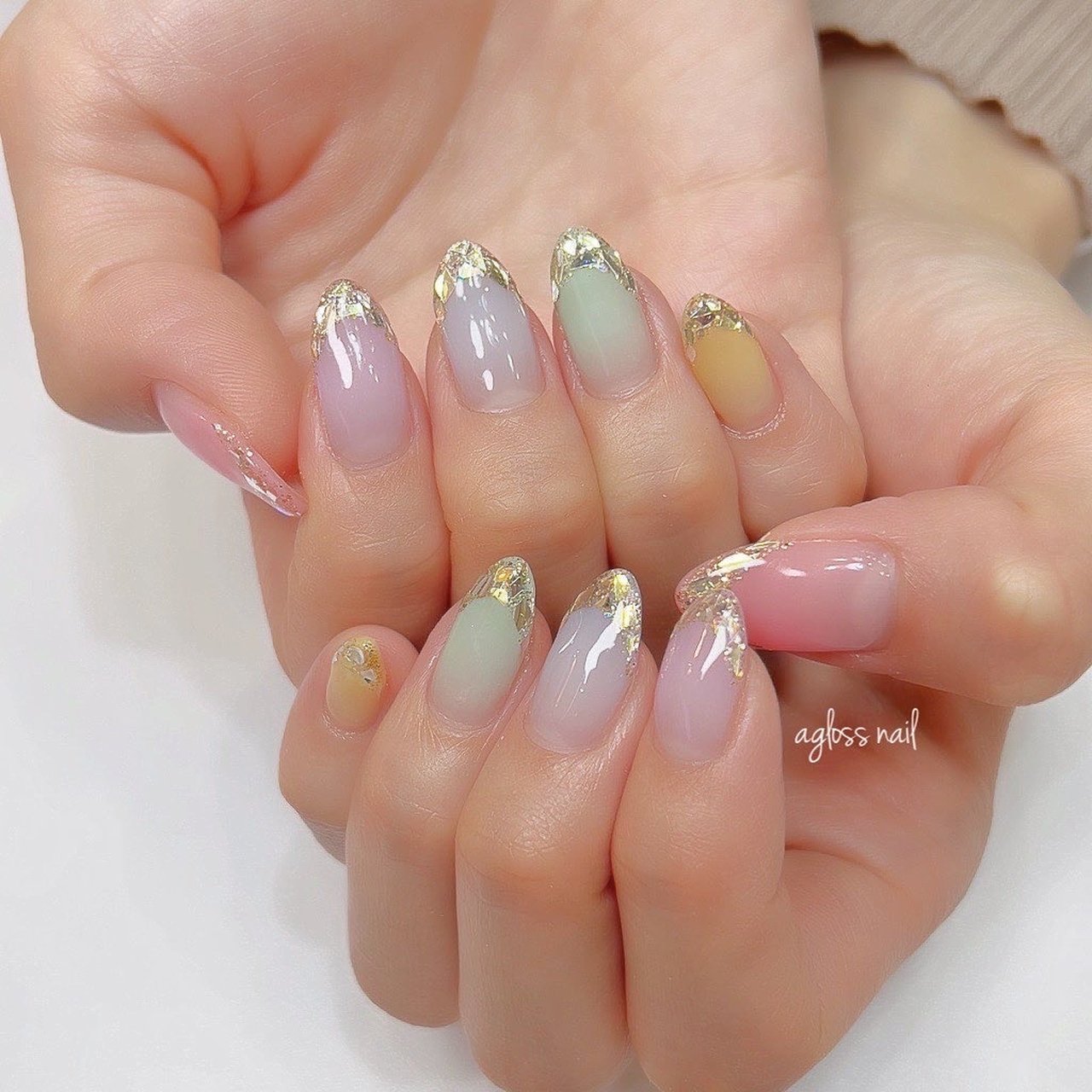 春 夏 秋 冬 ハンド Agloss Nailのネイルデザイン No ネイルブック