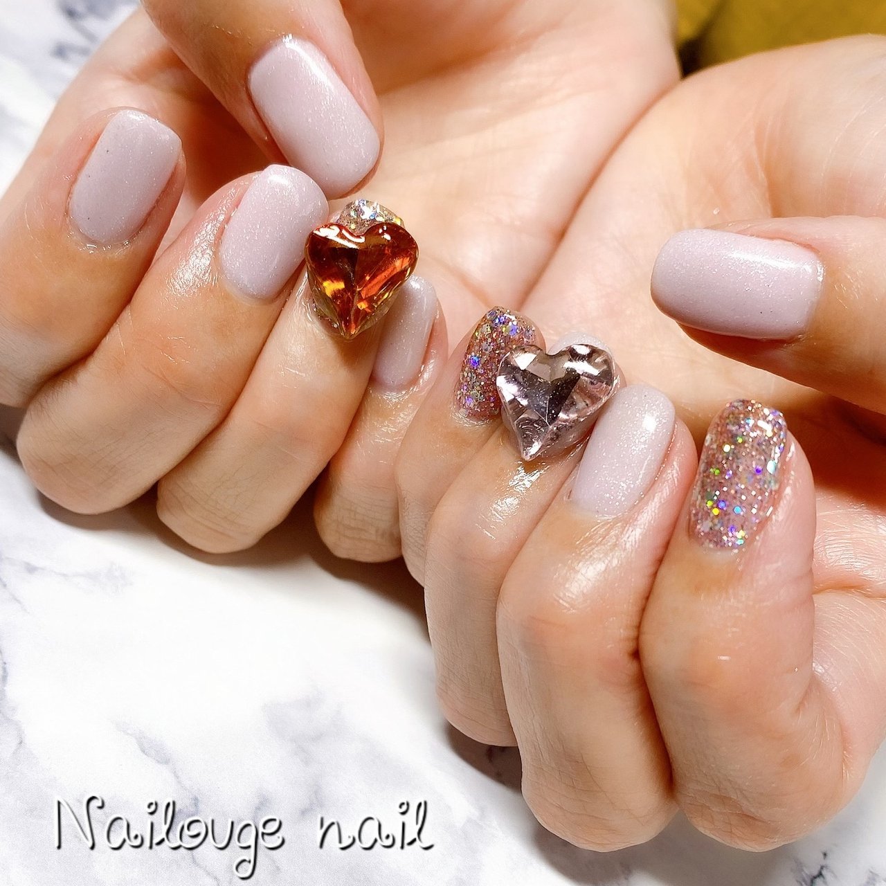 オールシーズン パーティー デート 女子会 ハンド Nailsalon Nailougeのネイルデザイン No ネイルブック