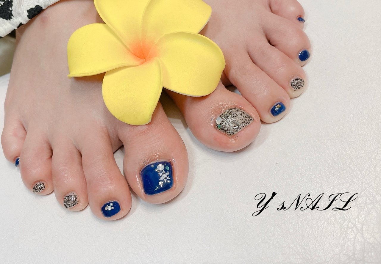 冬 フット ジェルネイル お客様 Y S Nailのネイルデザイン No ネイルブック