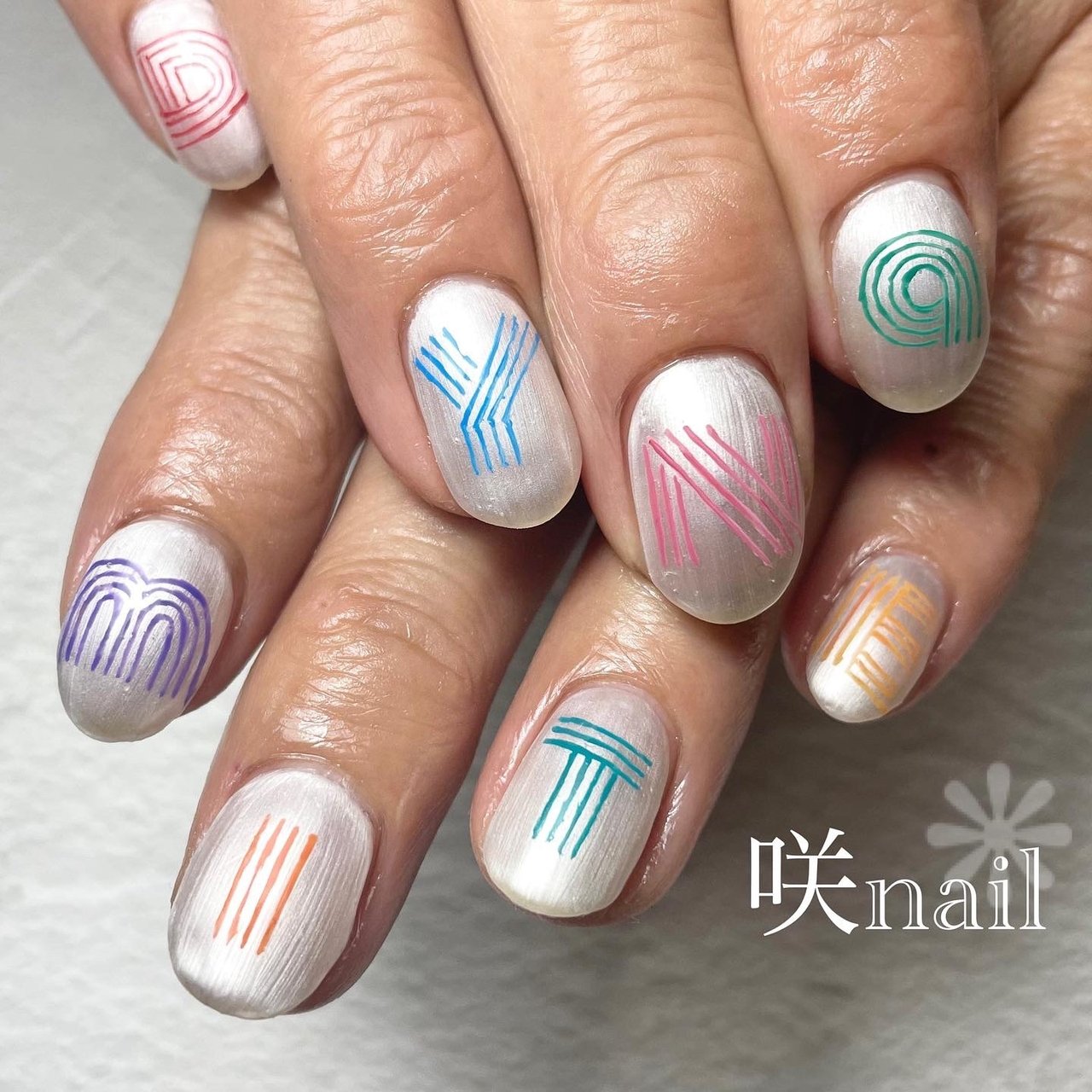 オールシーズン ライブ パーティー 女子会 ハンド 咲nail サキネイル のネイルデザイン No ネイルブック