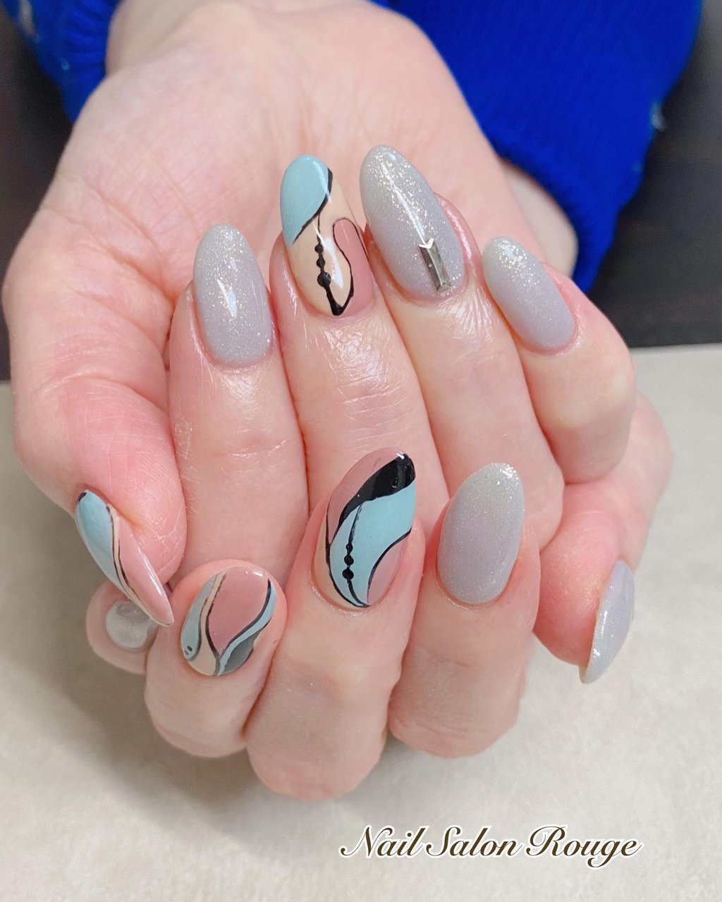 春 オールシーズン デート 女子会 ハンド 郡山 Nail Salon Rougeのネイルデザイン No ネイルブック