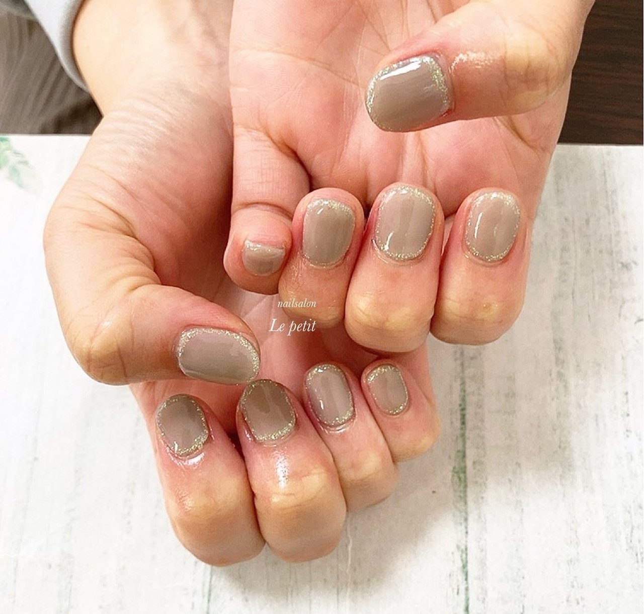 冬 オールシーズン オフィス デート ハンド Nailslon Le Petitのネイルデザイン No ネイルブック