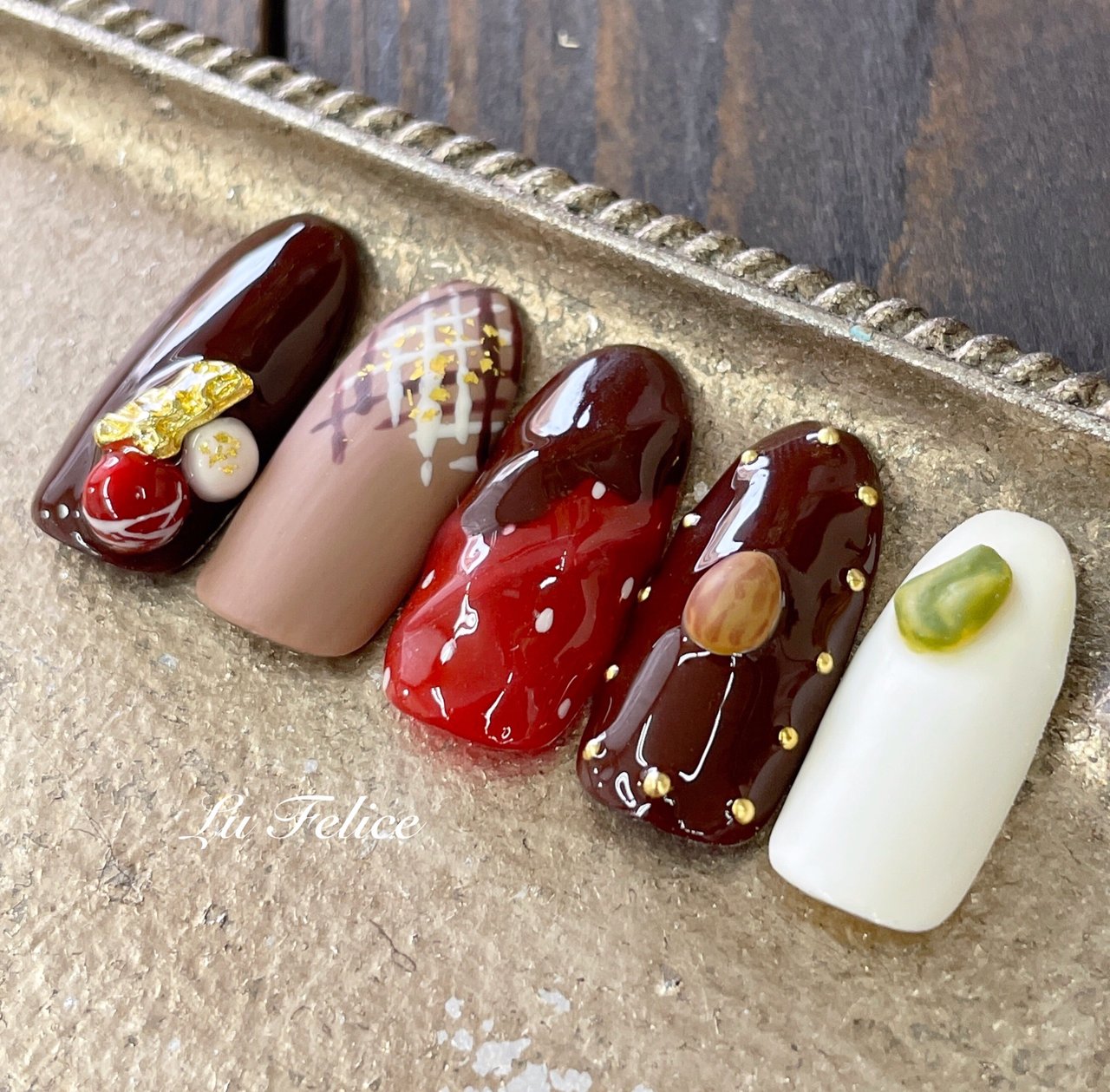バレンタイン Lu Feliceのネイルデザイン No ネイルブック