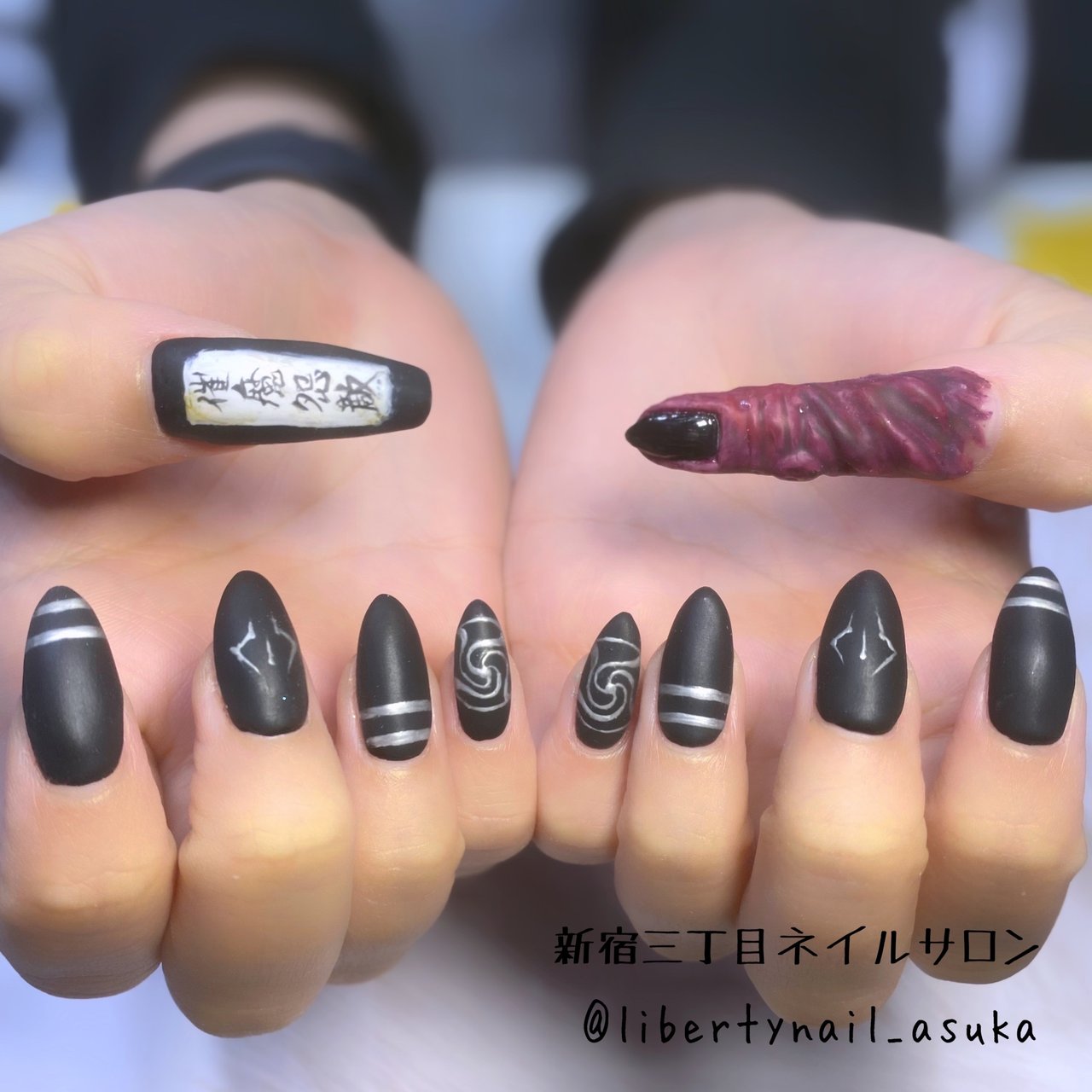 オールシーズン ハンド 痛ネイル キャラクター 3d Asukanailのネイルデザイン No ネイルブック