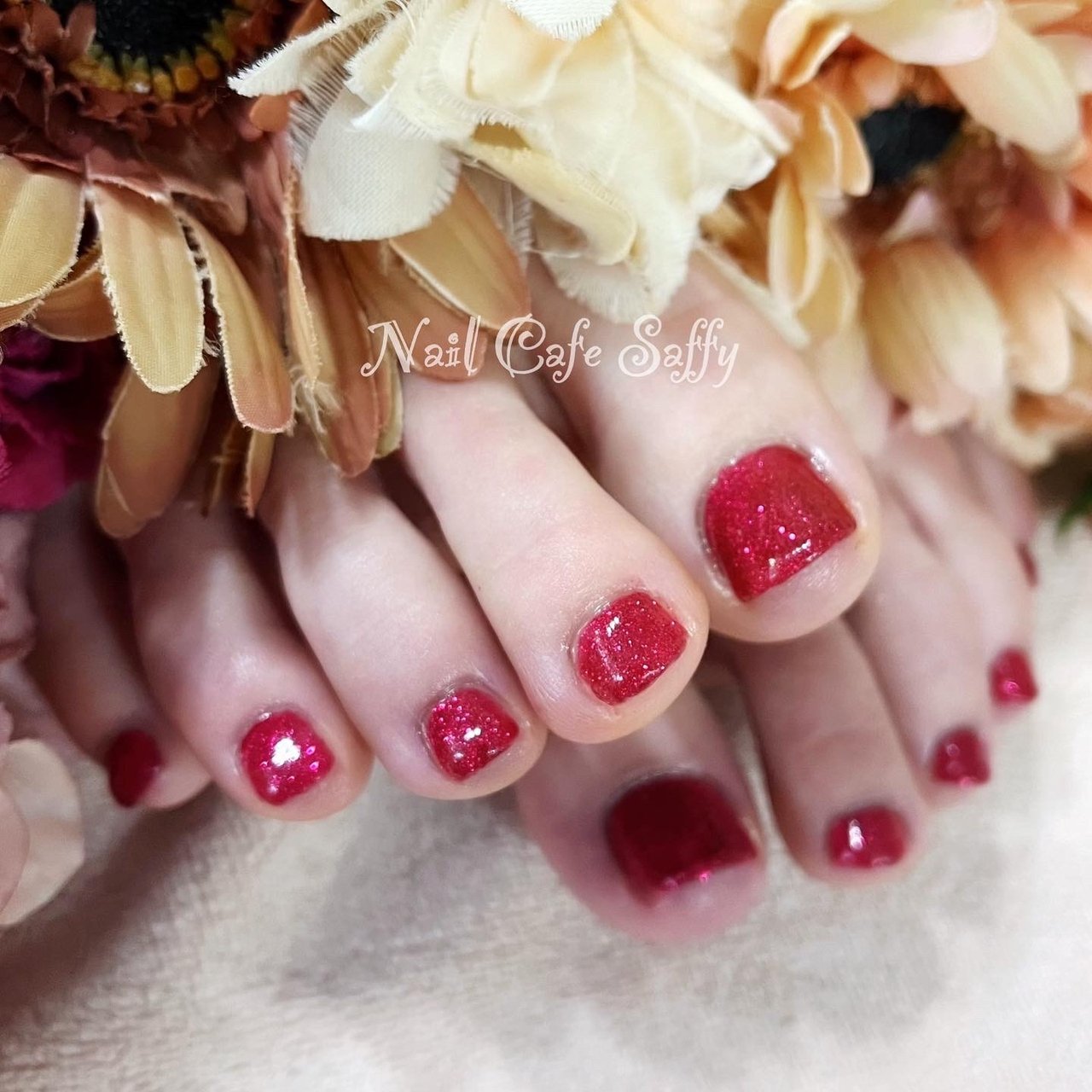 オールシーズン オフィス デート 女子会 フット Satorinのネイルデザイン No ネイルブック