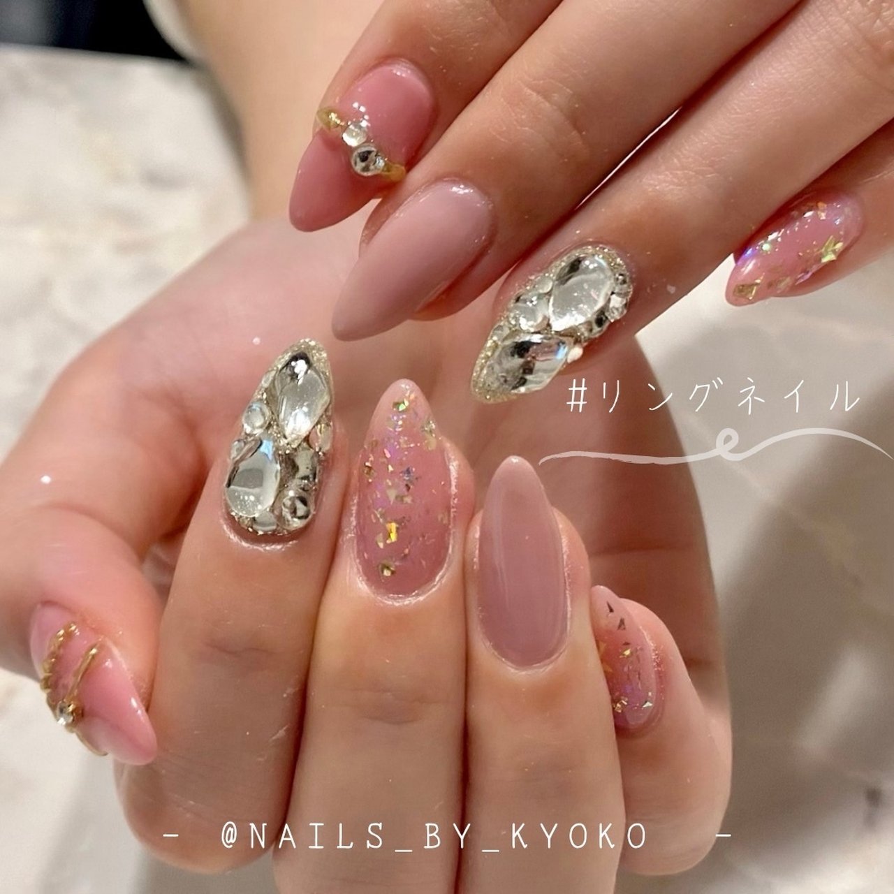 バレンタイン ブライダル パーティー デート ハンド Nails By Kyokoのネイルデザイン No ネイルブック