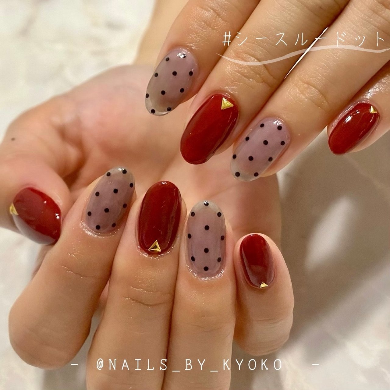 秋 冬 ハンド シンプル ワンカラー Nails By Kyokoのネイルデザイン No ネイルブック