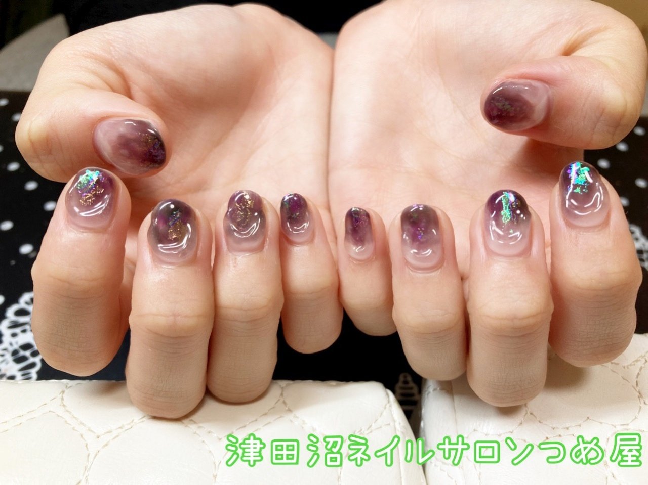 オールシーズン バレンタイン ハンド ニュアンス ミディアム 津田沼ネイルサロンつめ屋のネイルデザイン No ネイルブック