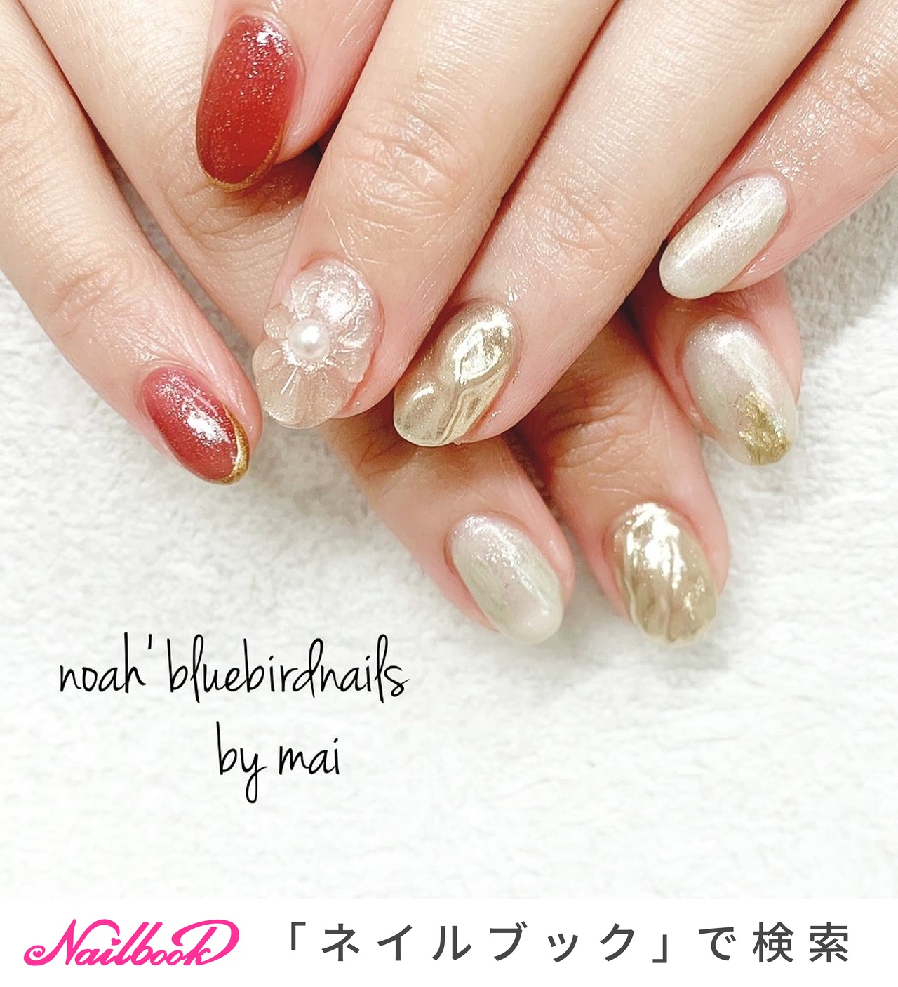 Noah bluebird.nails/maiのネイルデザイン[No.6987660]｜ネイルブック