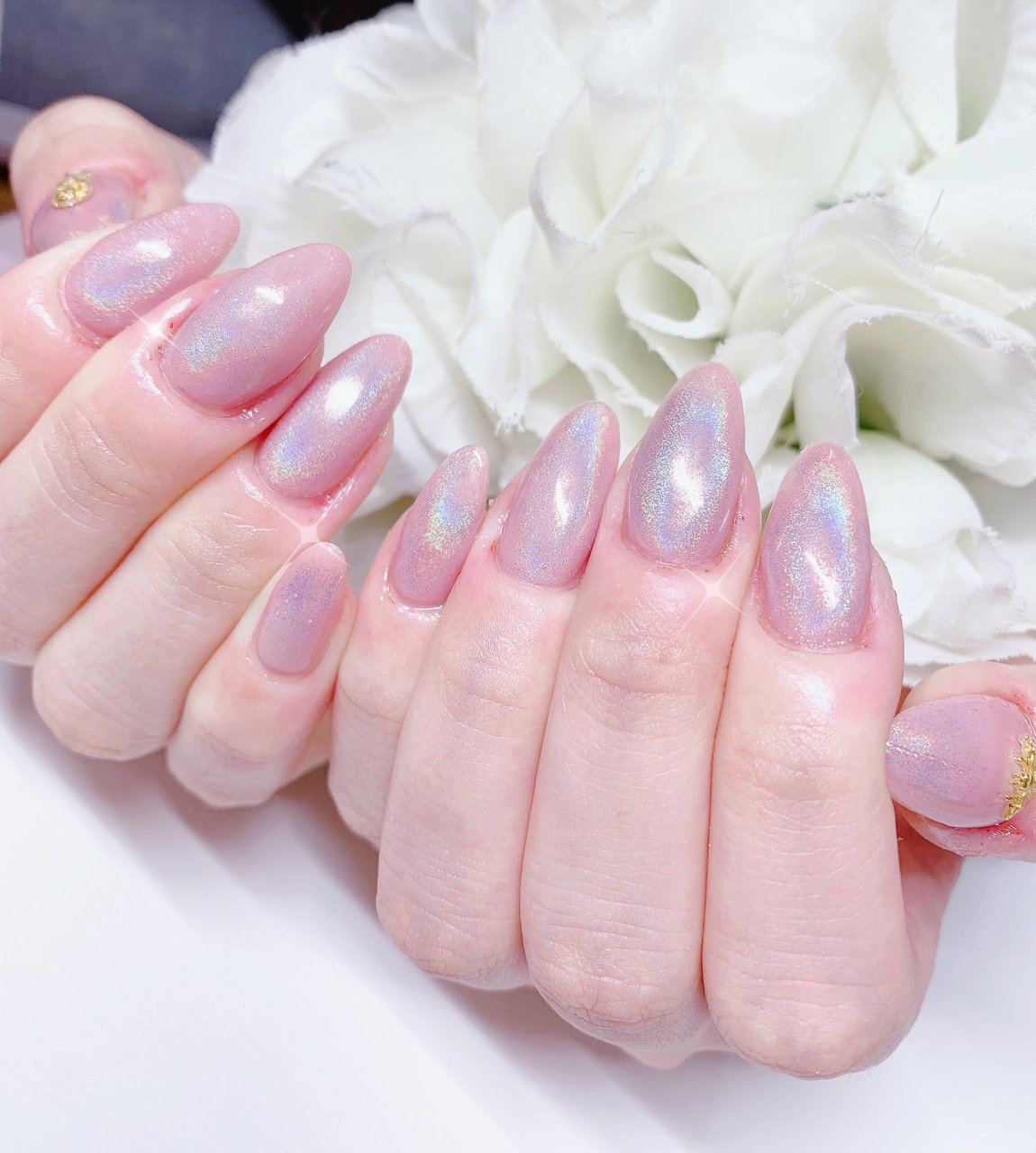 ハンド シンプル ワンカラー ユニコーン ミディアム あめちゃんのネイルデザイン No ネイルブック