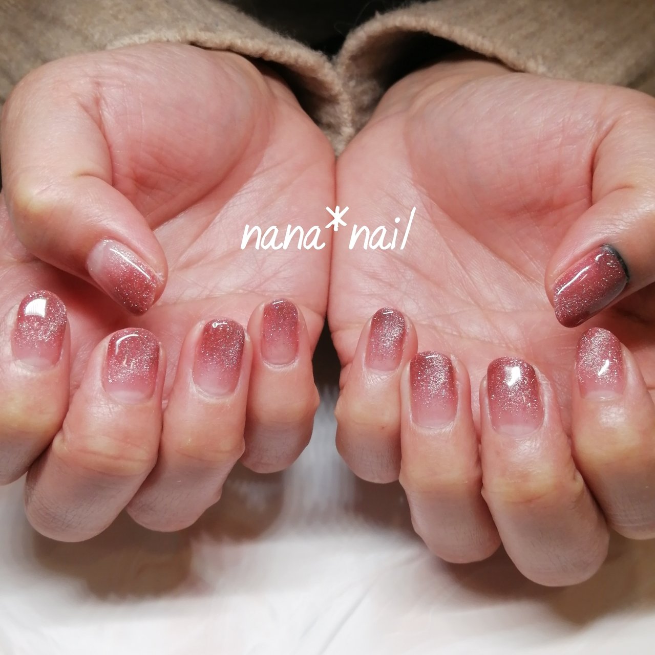 オールシーズン オフィス 女子会 ハンド グラデーション Nana Nailのネイルデザイン No ネイルブック