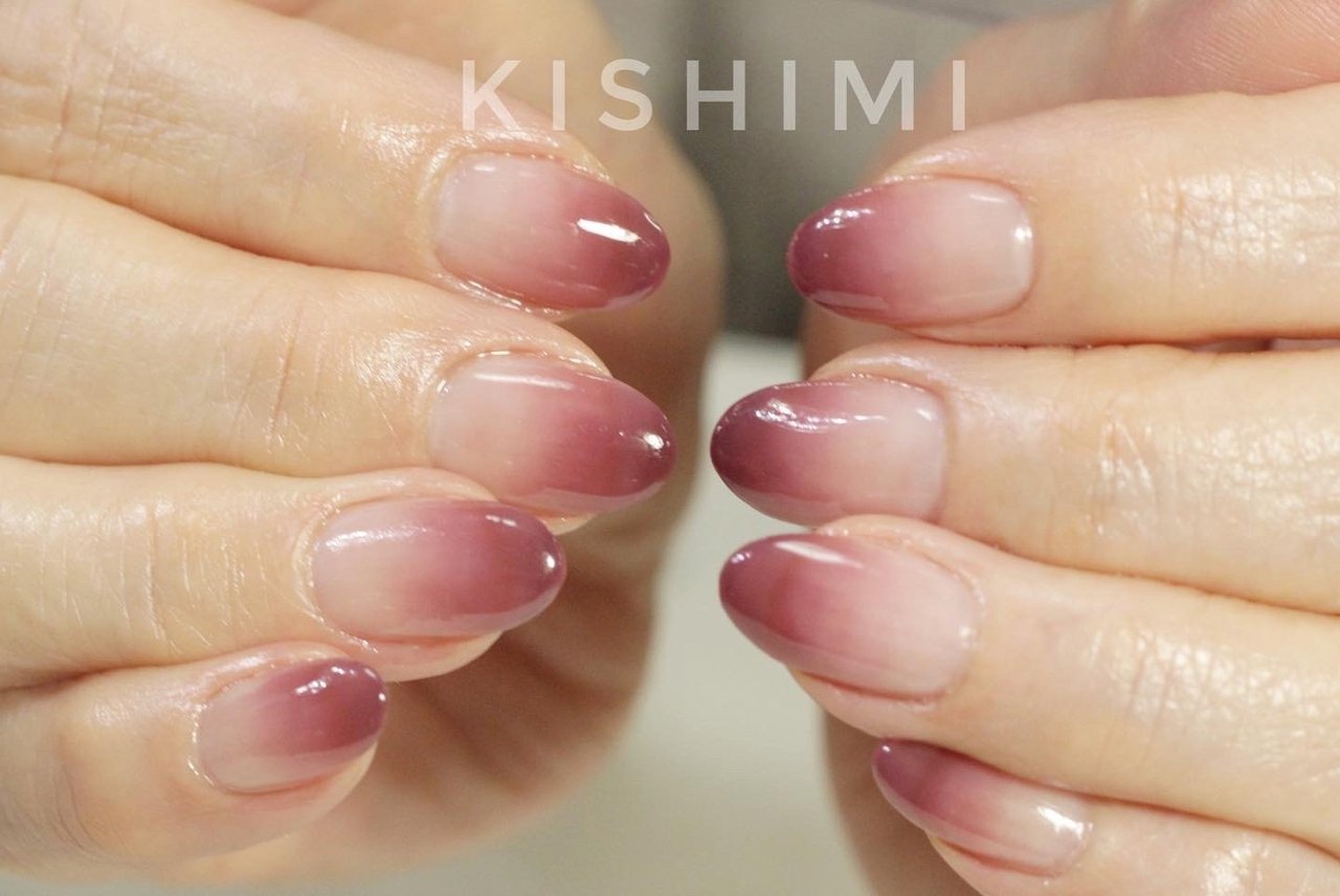 冬/オールシーズン/ハンド/グラデーション/ミディアム - kishimiの