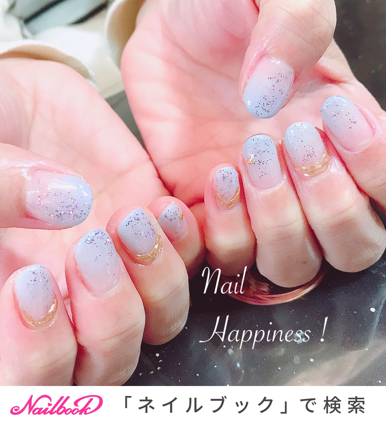 22年 新着順 水色 風水ネイルのネイルデザイン ネイルブック