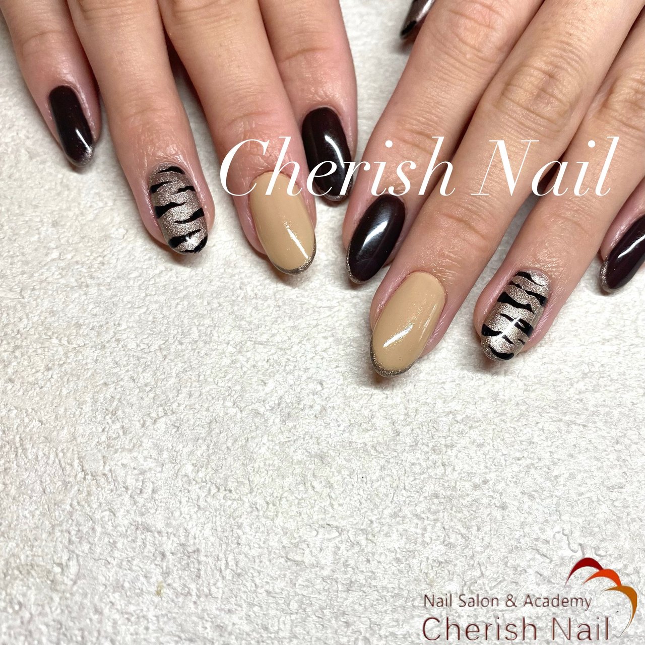 秋 冬 お正月 ハンド シンプル 豊橋 Cherish Nail チェリッシュネイル のネイルデザイン No ネイルブック