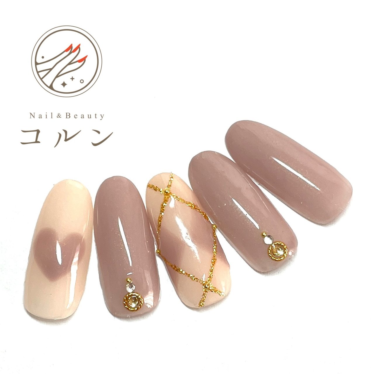 冬 オールシーズン バレンタイン ハンド ワンカラー パラジェル取扱店 Nail Beauty コルン赤坂 溜池山王のネイル デザイン No ネイルブック