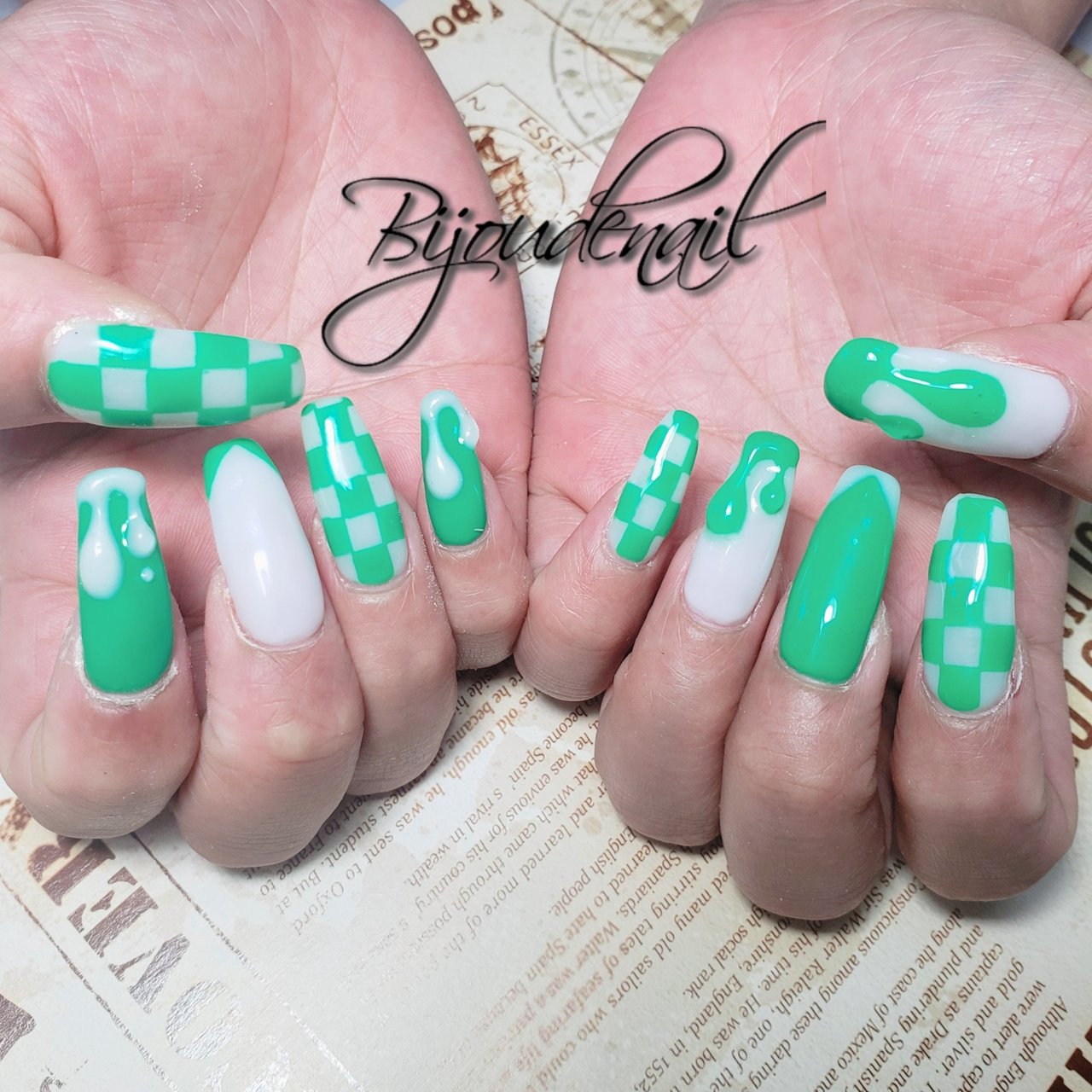 オールシーズン リゾート パーティー 女子会 ハンド Bijoude Nail ビジュードネイル のネイルデザイン No ネイル ブック