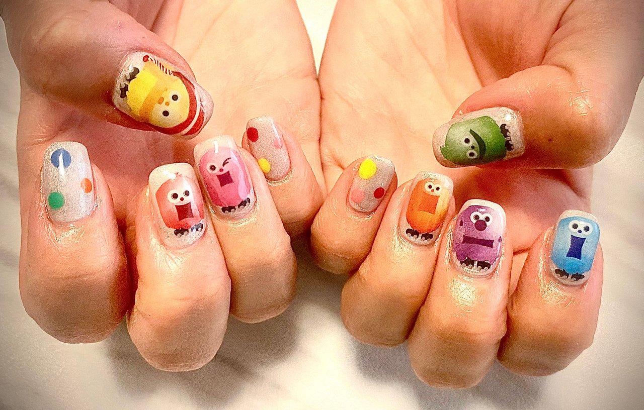 冬 オールシーズン パーティー デート ハンド みかん のネイルデザイン No ネイルブック