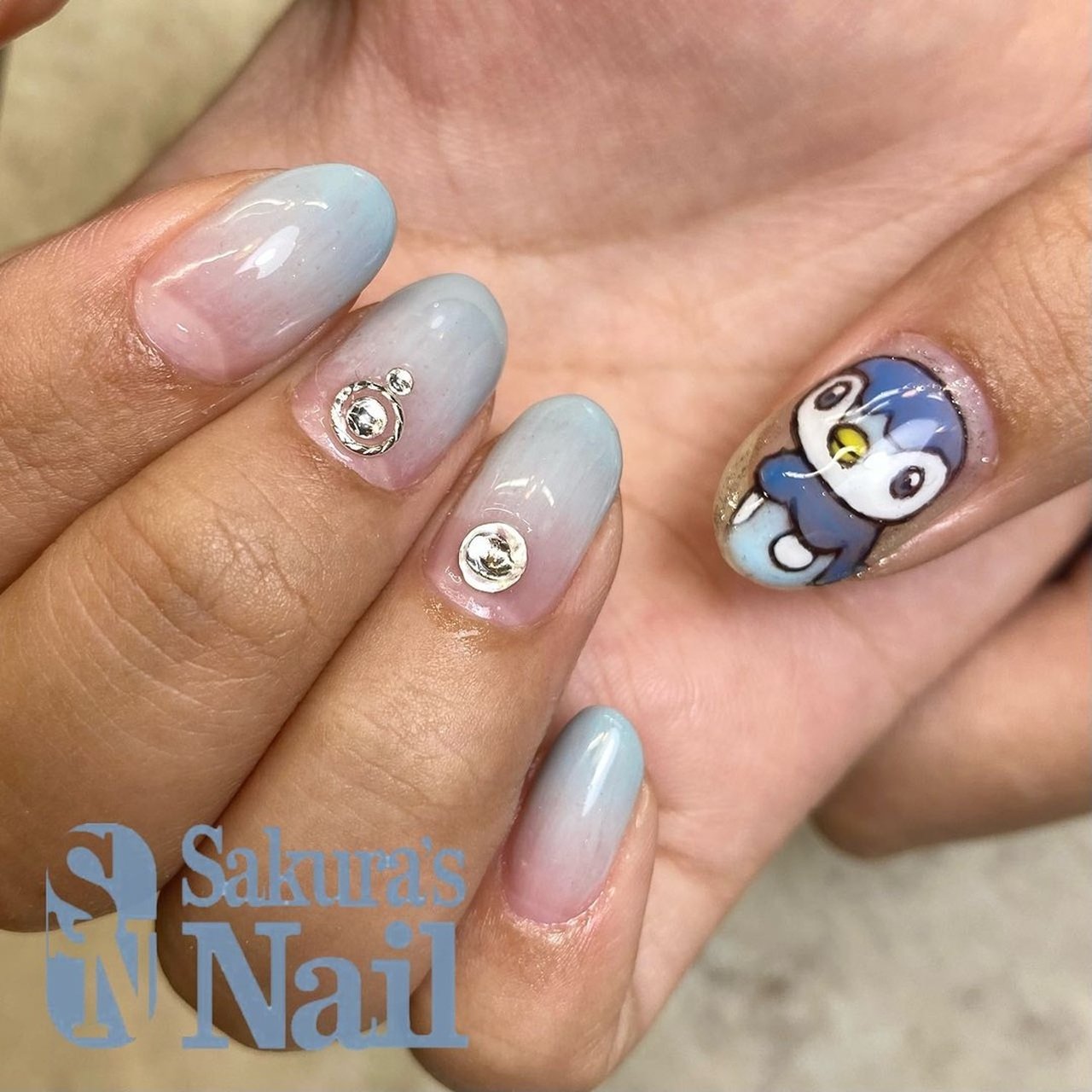 オールシーズン シンプル グラデーション 痛ネイル ショート Sakuras Nail Kegoのネイルデザイン No ネイル ブック