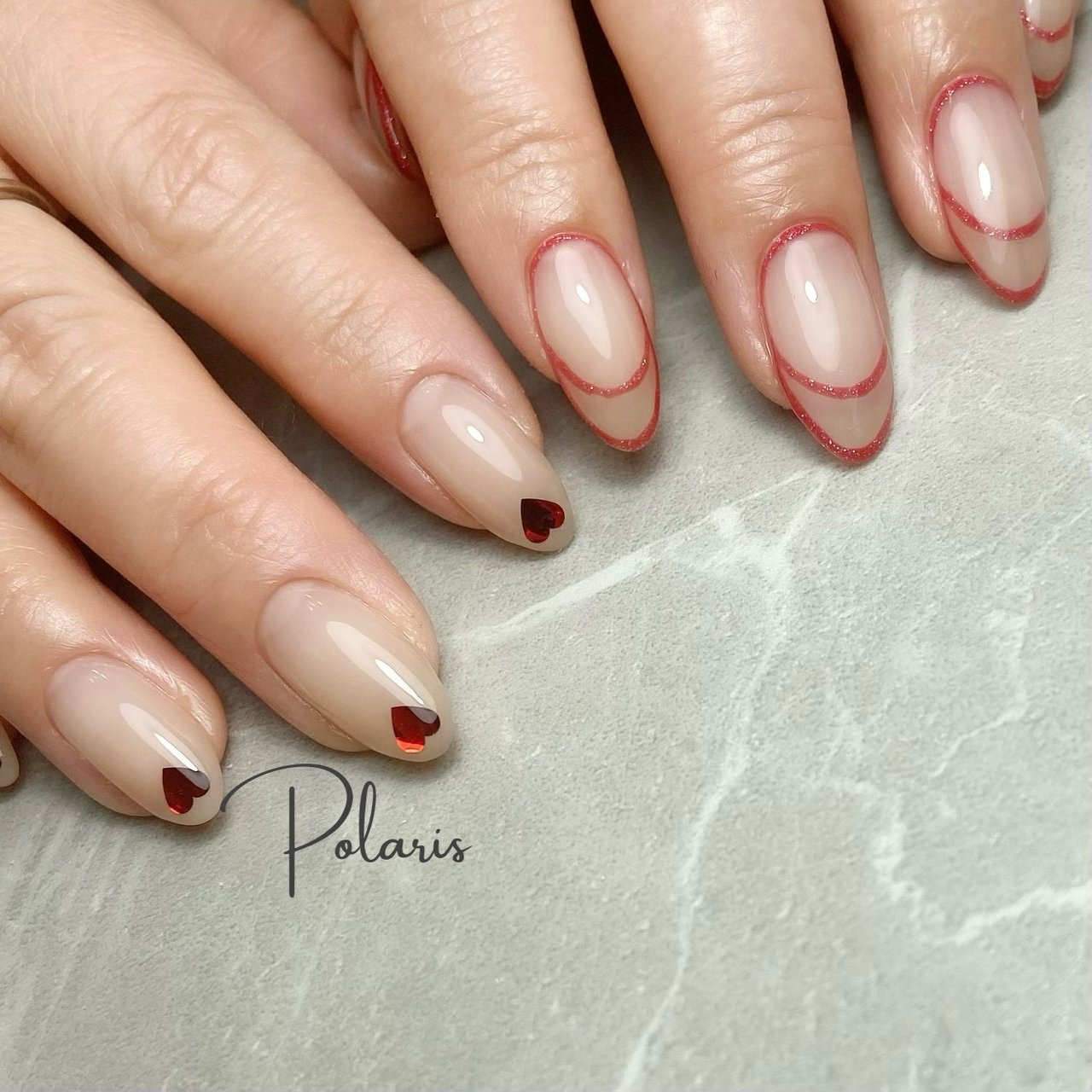 春 冬 バレンタイン デート ハンド Momoのネイルデザイン No ネイルブック