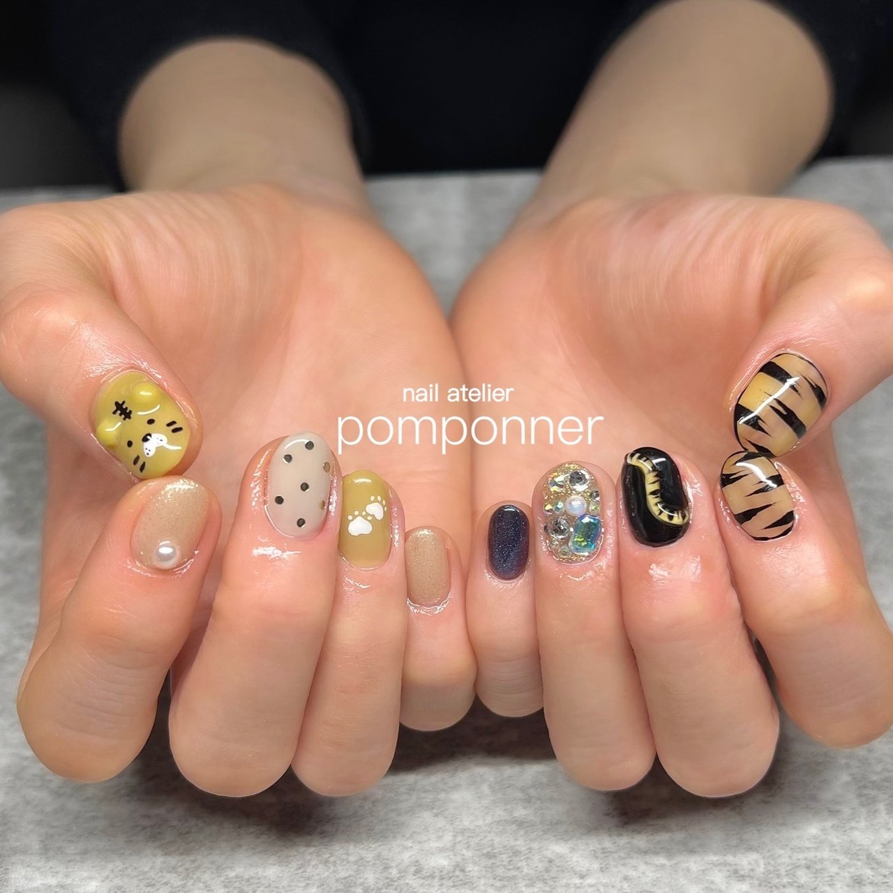 Nailatelier Pomponner ネイルアトリエ ポンポネのネイルデザイン No ネイルブック