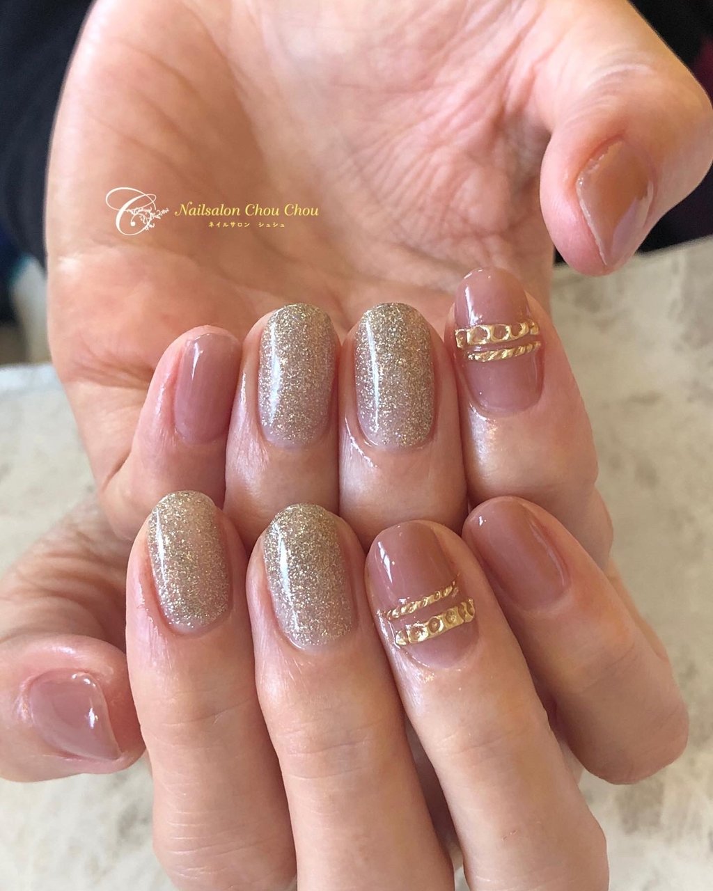 オールシーズン オフィス デート 女子会 ハンド 堺市 和泉市ネイルサロンシュシュのネイルデザイン No ネイルブック