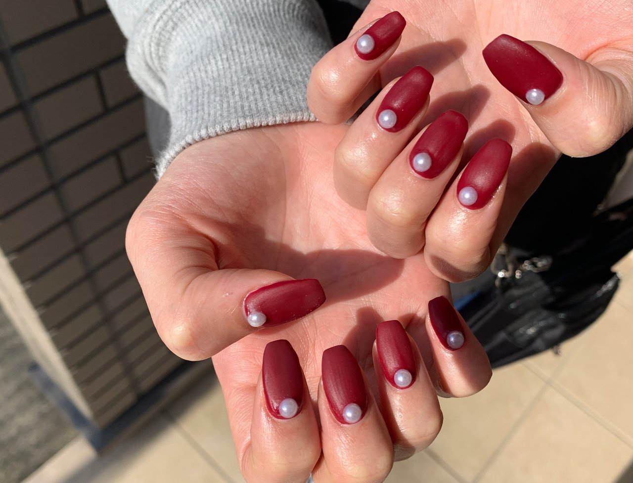 冬 パーティー デート ハンド シンプル Charmantnailのネイルデザイン No ネイルブック