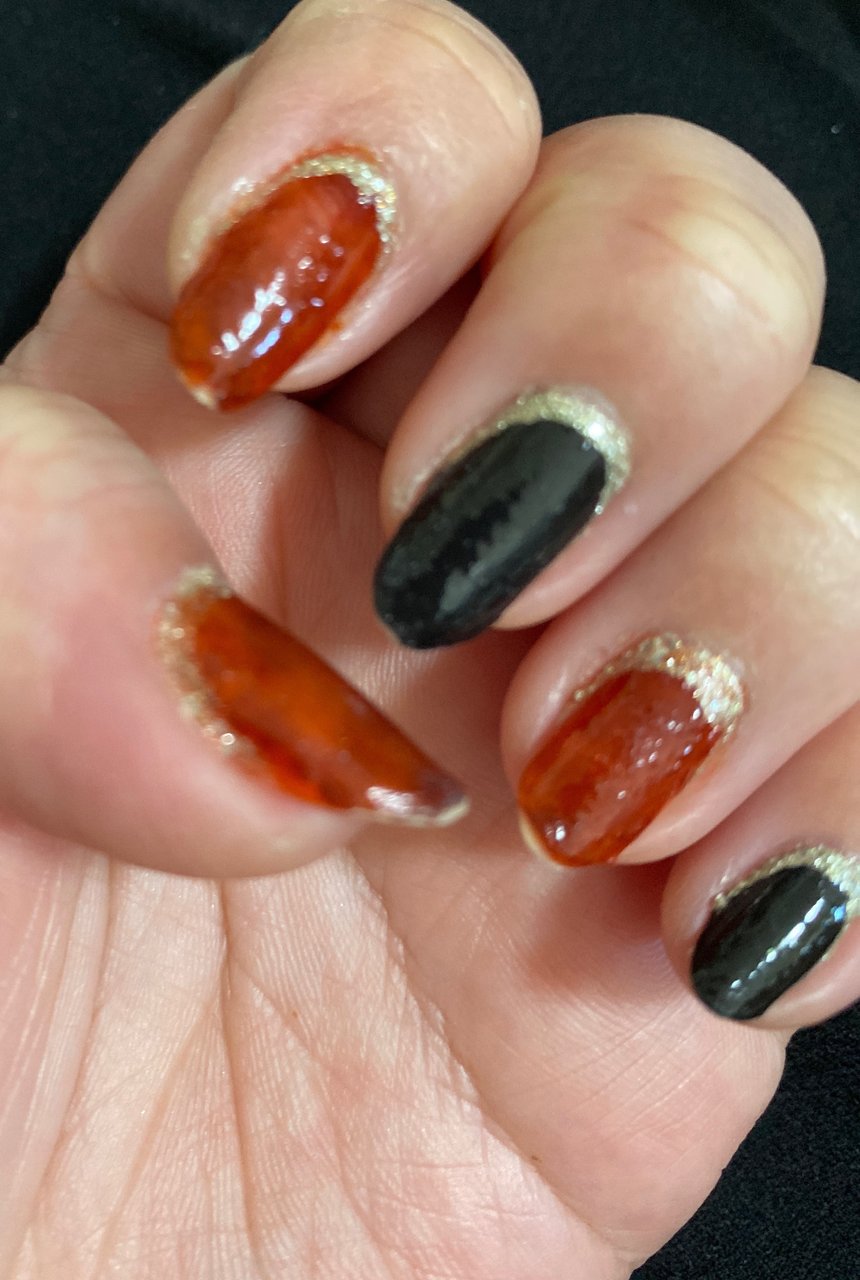 秋 冬 ハンド ワンカラー べっ甲 Chieko Chのネイルデザイン No ネイルブック