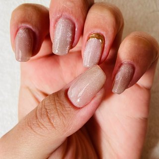 ティッシュで長さ出しのネイルデザイン ネイルブック