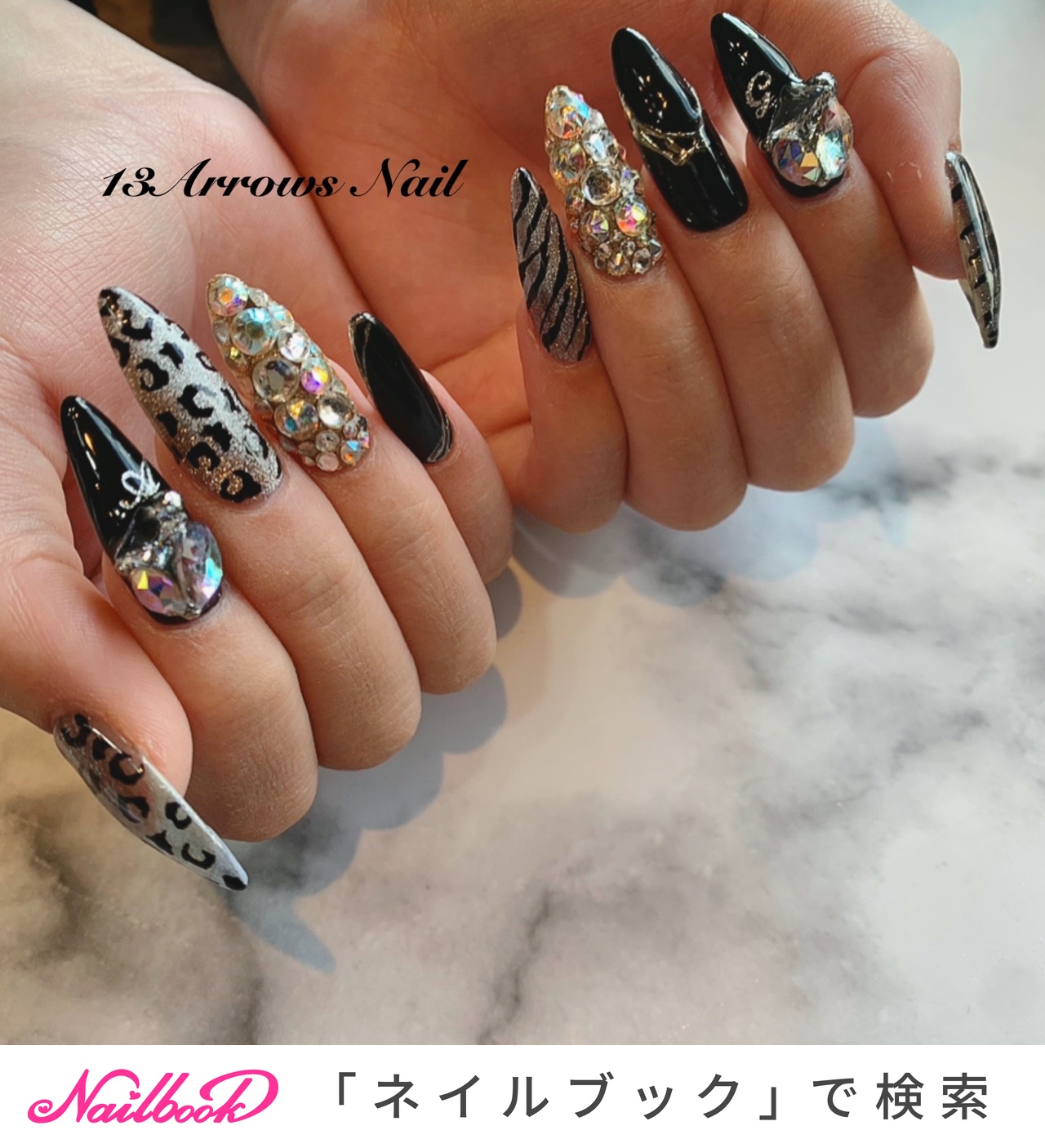 オールシーズン 成人式 ハロウィン パーティー ハンド 13arrows Nailのネイルデザイン No ネイルブック