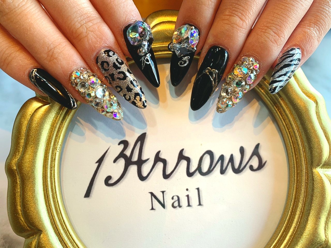 オールシーズン 成人式 ハロウィン パーティー ハンド 13arrows Nailのネイルデザイン No ネイルブック