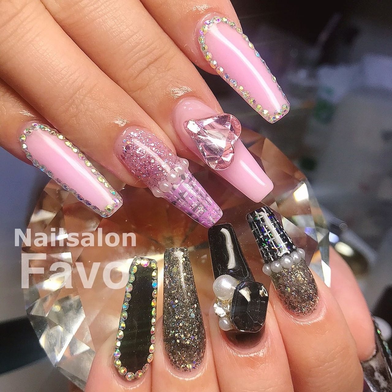 秋 冬 オールシーズン バレンタイン ハンド Kotochiya Nail Favoのネイルデザイン No ネイルブック