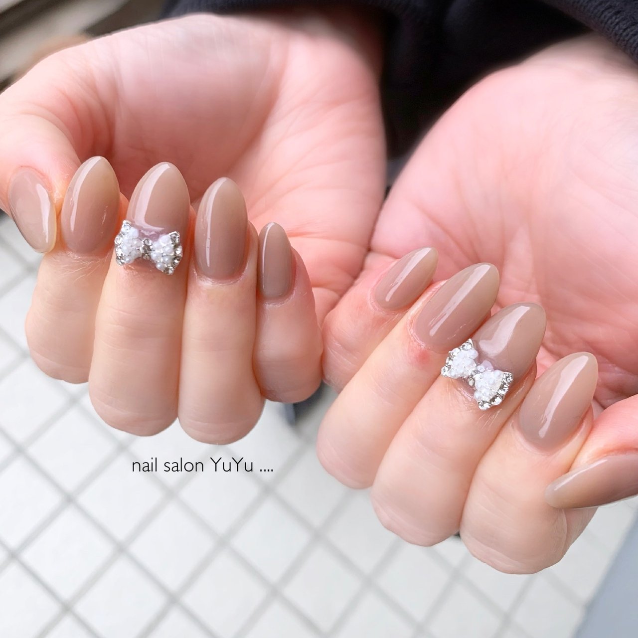 オールシーズン オフィス パーティー ハンド シンプル Nail Salon Yuyuのネイルデザイン No ネイルブック