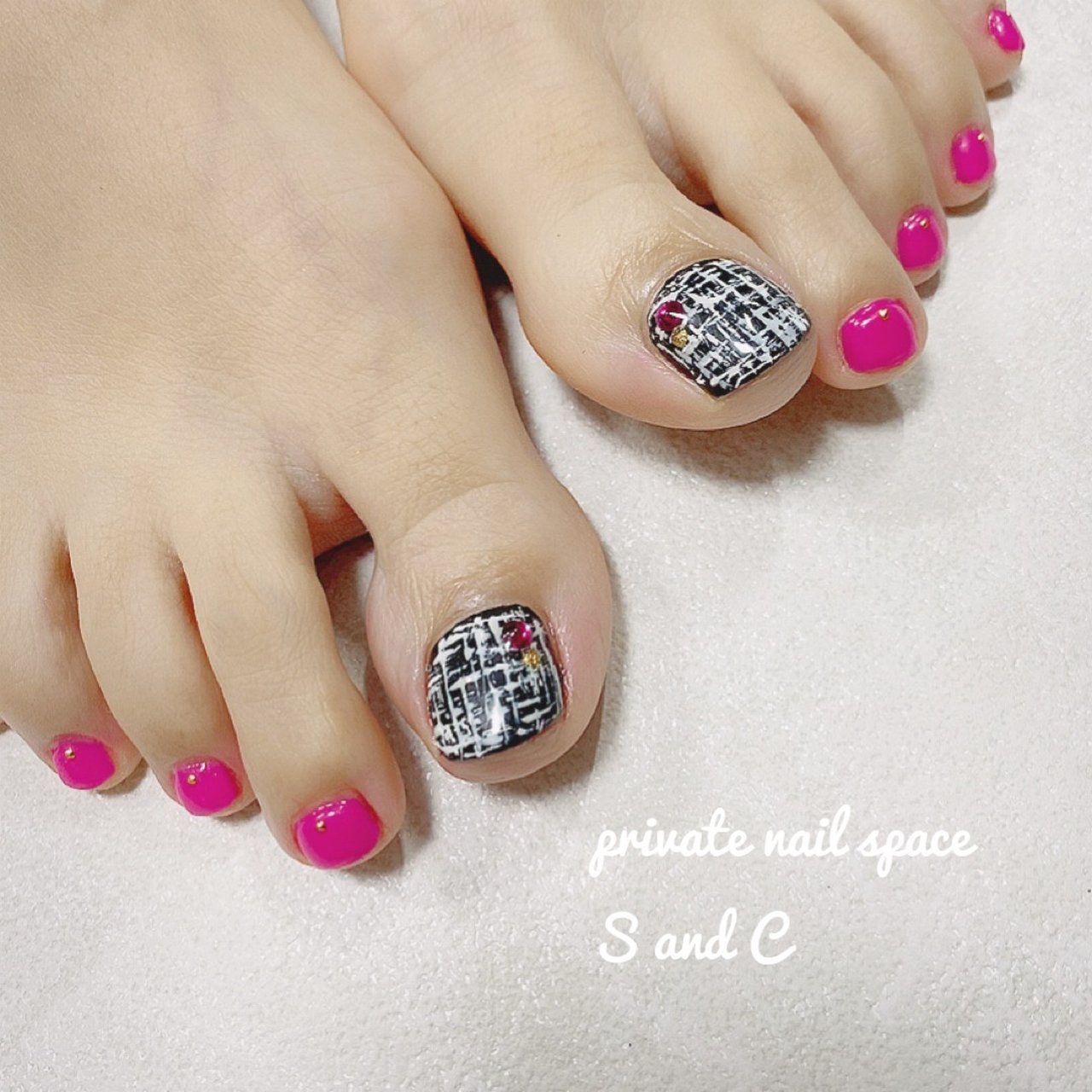 春 秋 冬 オールシーズン フット Private Nail Space S And Cのネイルデザイン No ネイルブック