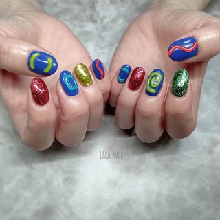 凸凹アートのネイルデザイン ネイルブック