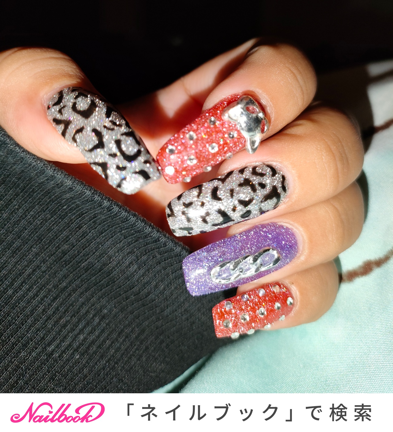 6点　ネイルチップ　キャラとカメ order nail✩.*˚ 佐久間大介くん🩷 目黒蓮くん🖤 #ネイル