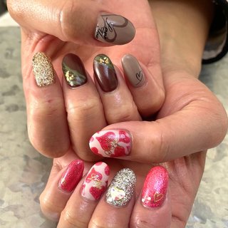 3dネイルパーツ ネイル ひよこ ハート イニシャル ネイルパーツ