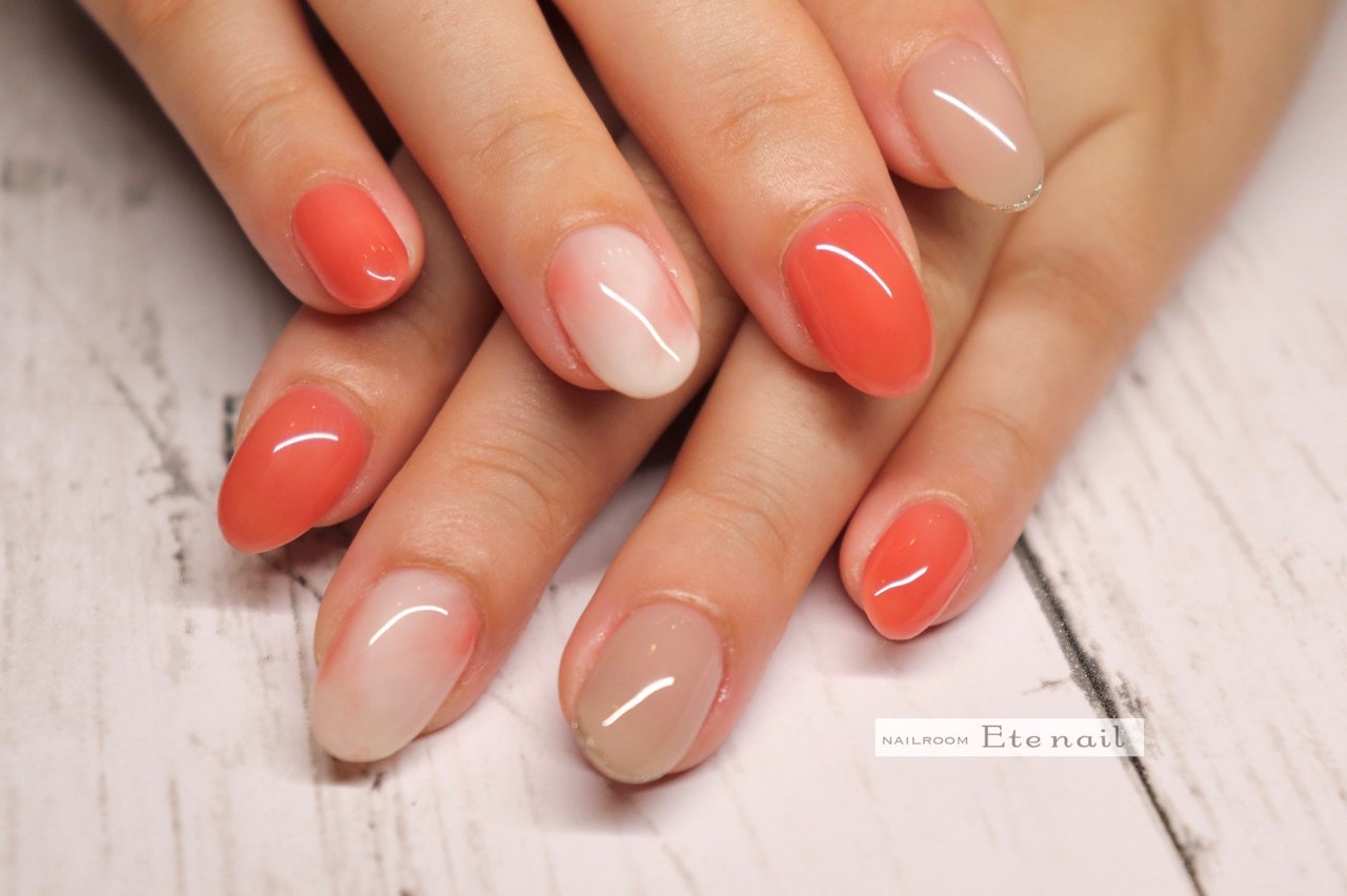 春 夏 オフィス デート ハンド Ete Nailのネイルデザイン No ネイルブック