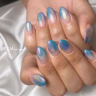 人気満点 ピンク ブルー グラデーション ユニコーン 付け爪 ネイルモンスター 人気ショップが最安値挑戦