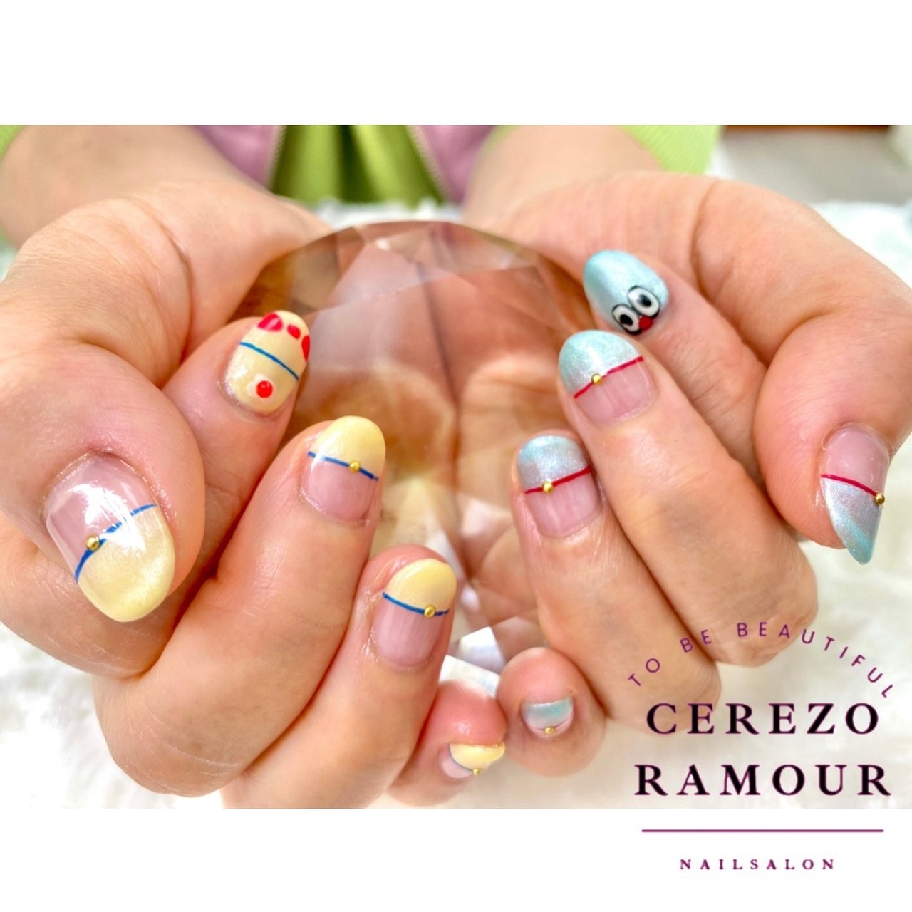 春 オールシーズン デート 女子会 ハンド Cerezo Ramorのネイルデザイン No ネイルブック