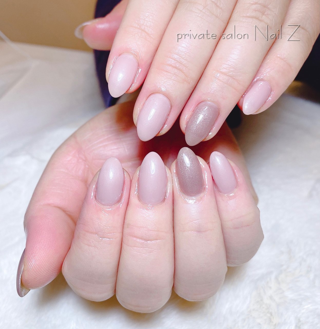 ハンド ワンカラー ミディアム ピンク ジェルネイル Nail Z ネイルジー のネイルデザイン No ネイルブック