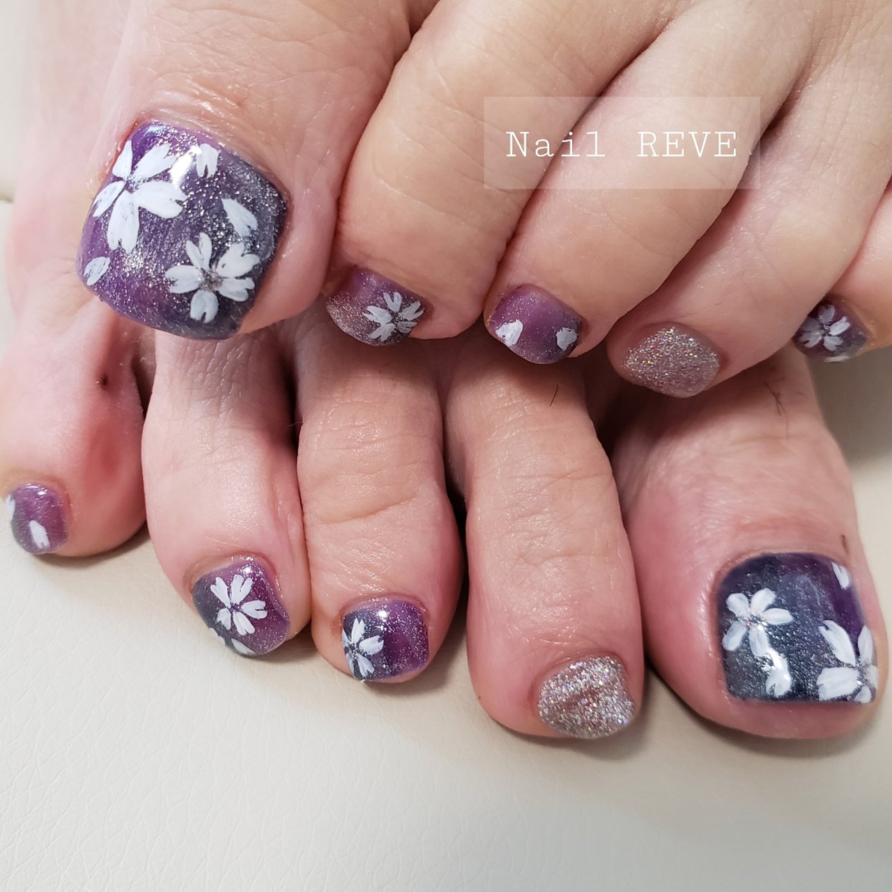 春 冬 旅行 デート フット Nail Reveのネイルデザイン No ネイルブック