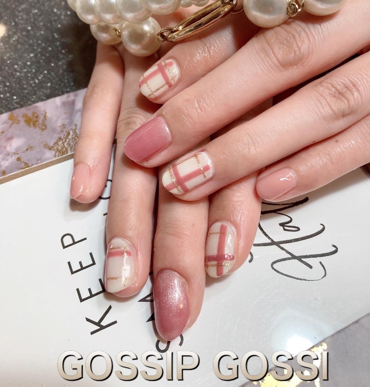 オールシーズン バレンタイン オフィス デート ハンド Gossip Girlのネイルデザイン No ネイルブック