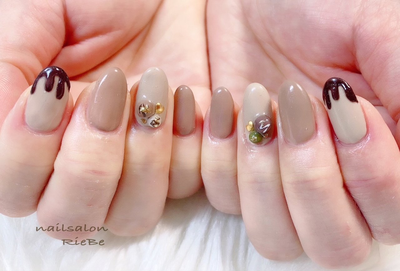 冬 バレンタイン 梅雨 オフィス ハンド Nail Salon Riebe リーヴェ のネイルデザイン No ネイルブック