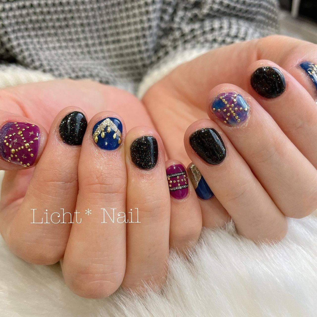 Licht* Nail (リヒトネイル)のネイルデザイン[No.7006091]｜ネイルブック Licht様 オーダーネイル