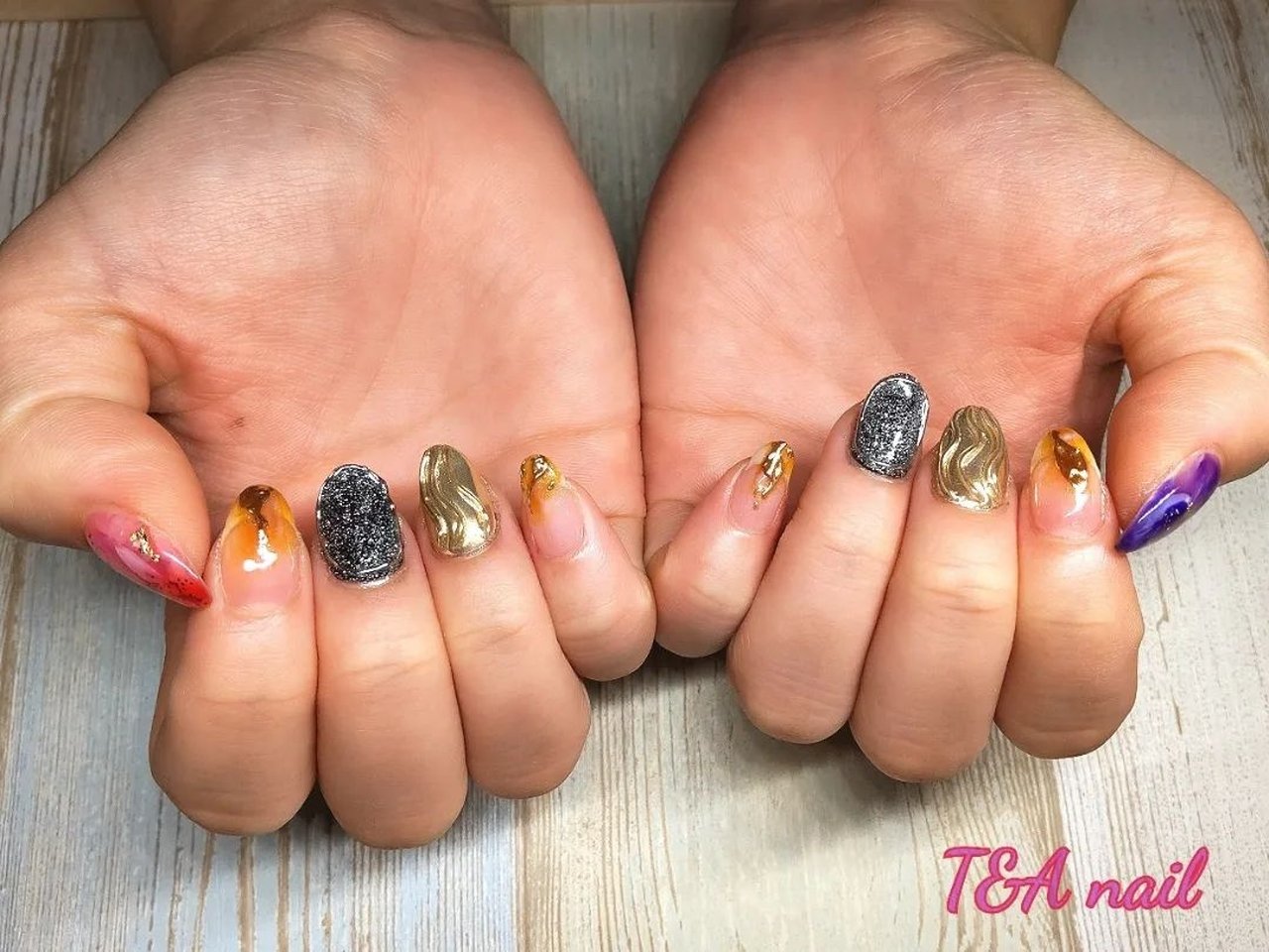 春 オールシーズン ライブ オフィス ハンド T A Nailのネイルデザイン No ネイルブック