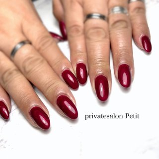 おすすめ順 パールワインレッドカラーのネイルデザイン ネイルブック